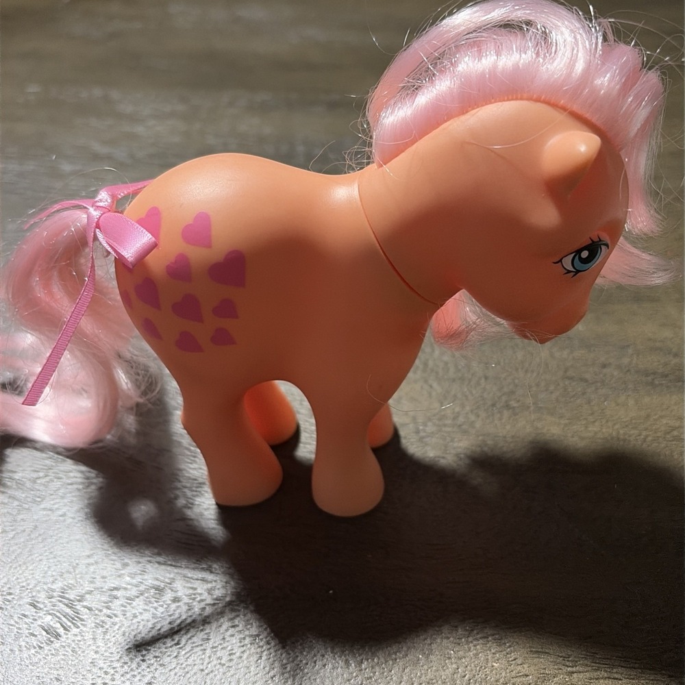My Little Pony 35th Anniversary Peachy Pony G1 The Bridge Direct 2017 MLP VG